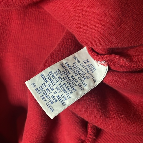 Polo Ralph Lauren Red Sweater. Size XL. Good Used Condition. XL. - Picture 7 of 8